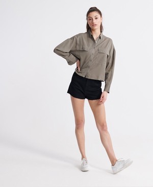 Superdry Desert Oversized Női Ing Szürke | CTYMP0528